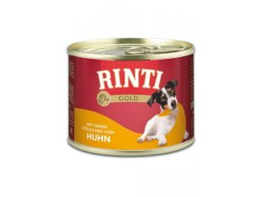 Rinti Dog Gold konzerva kuře 185g