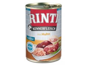 Rinti Dog Kennerfleisch konzerva Junior kuře 400g