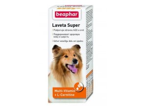 Beaphar Laveta Super vit. vyživující srst pes 50ml