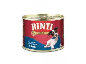 Rinti Dog Gold konzerva bažant 185g