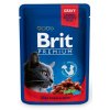 Brit Premium Cat kapsa with Beef Stew & Peas 100g