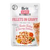 Brit Care Cat Fillets in Gravy Turkey&Salmon 85g