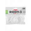 Komponenty Rody 3-spojovací kroužek bílý 4ks Zolux