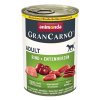 Animonda GRANCARNO konz. ADULT hovězí/kach.srdce 400g