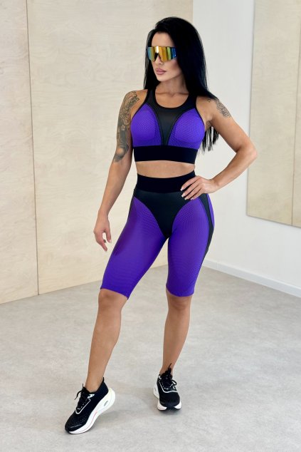 Fitness - Fialová súprava - krátka