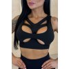Top na cvičenie - Sexy Black