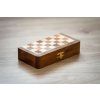 4181 2 magneticke drevene sachy lux mini