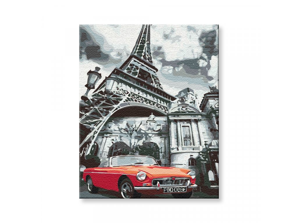 Festés számok szerint - Autó Párizsban