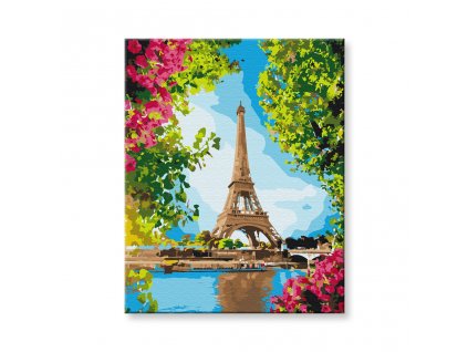 Festés számok szerint - Kilátás az Eiffel-toronyra
