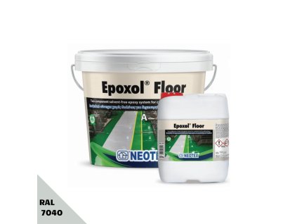 Epoxol Floor – epoxikötésű önterülő kiegyenlítő esztrich élelmiszeripari felhasználásra (Csomagolás 13,5 kg, Színes RAL 7040)