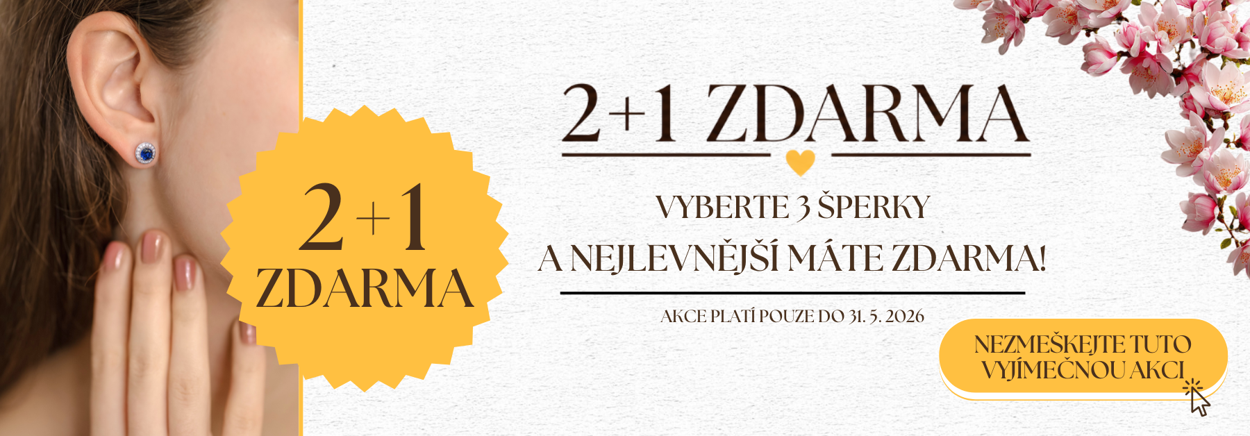 AKCE 2+1 ZDARMA