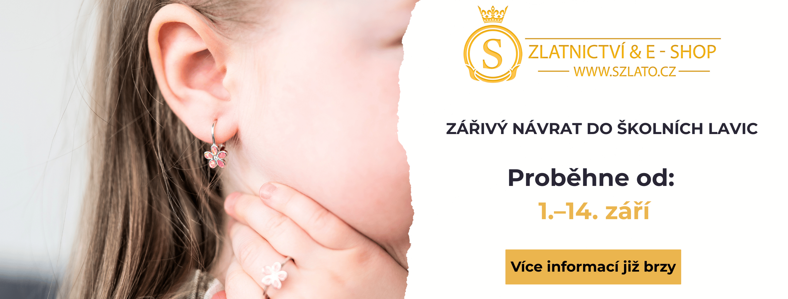 Akce na dětské šperky od 1.9. do 14.9.