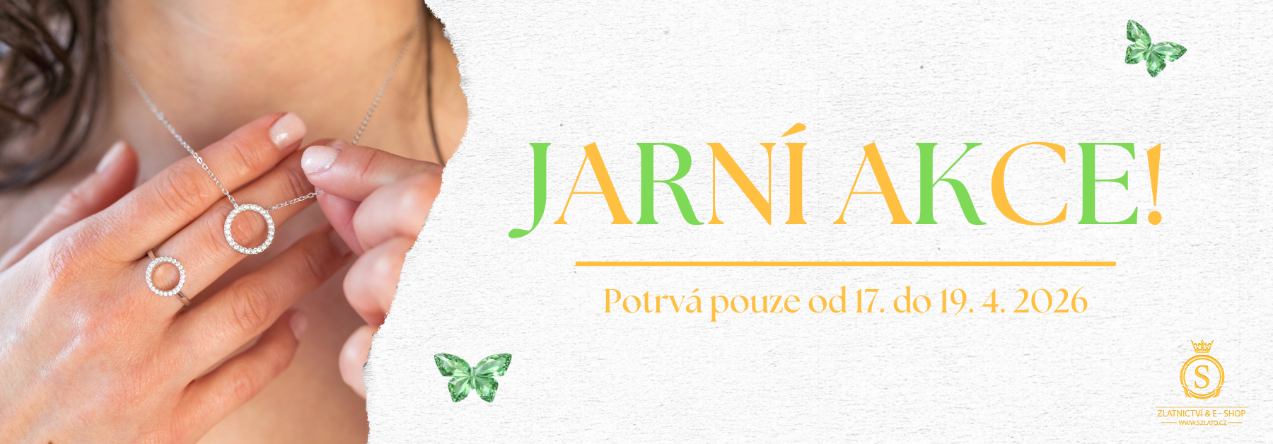 Jarní sleva na všechny šperky