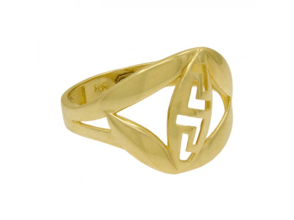 Zlatý prsten v antickém stylu 2,70g