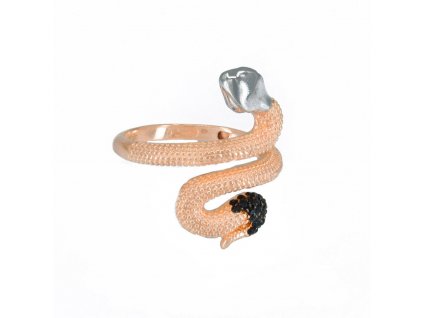 Dámský prsten do tvaru hada