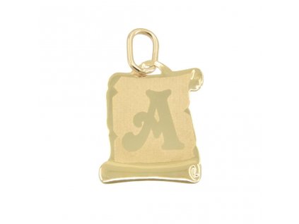 3610 Zlatý přívěsek písmeno A 0,45g