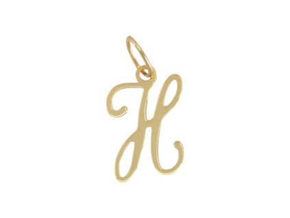 3625 Zlatý přívěsek písmeno H 0,25g