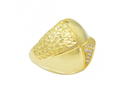 Zlatý prsten koule 3,95g