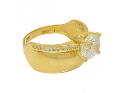 Zlatý dámský dvoj prsten 4,55g