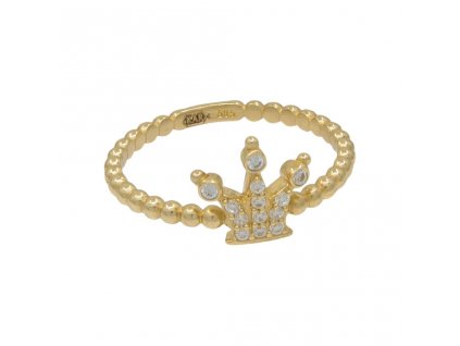 Zlatý dámský prsten koruna 1,80g