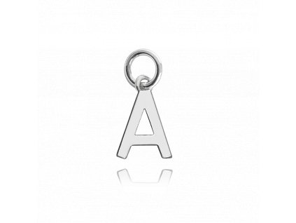 MINET Stříbrný přívěs drobné písmeno "A"