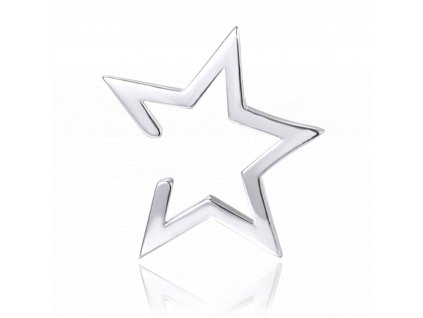 1474 MINET Stříbrná záušnice EAR CUFF STAR