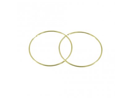 Zlaté kruhové náušnice 2,7 cm 1,25g