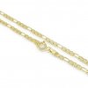 3874 Zlatý řetízek Figaro 2,50 mm