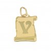 3665 Zlatý přívěsek písmeno V 0,45g