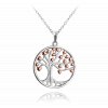 2184 MINET Stříbrný náhrdelník STROM ŽIVOTA