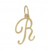 3653 Zlatý přívěsek písmeno R 0,30g