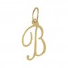 3611 Zlatý přívěsek písmeno B 0,25g