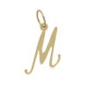 3640 Zlatý přívěsek písmeno M 0,30g