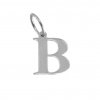 3788 Zlatý přívěsek z bílého zlata tiskací písmeno B 0,25g