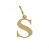 3736 Zlatý přívěsek tiskací písmeno S 0,17g