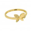 3476 Zlatý prsten do tvaru motýla 1,40g