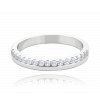 3020 MINET+ Stříbrný snubní prsten s bílými zirkony