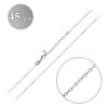 2477 MINET Stříbrný řetízek ANKER 45 cm + 3 cm
