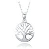 MINET Stříbrný náhrdelník strom života