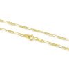 3396 Zlatý dámský řetízek Figaro 2,20 mm
