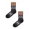 Ponožky Damske sobi tmave seda 4