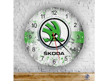 Skoda splash üveg falióra