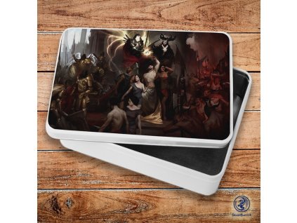 Diablo IV. portré szendvicsdoboz (tároló doboz)