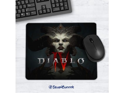 Diablo IV. Lilith portré hajlékony egérpad
