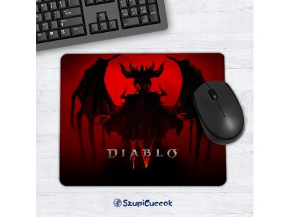 Diablo IV. Lilith siluette hajlékony egérpad
