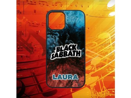 Egyedi nevekkel - Black Sabbath logo - iPhone tok