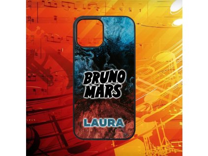 Egyedi nevekkel - Bruno Mars logo - iPhone tok