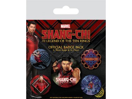 Shang-Chi és a tíz gyűrű legendája kitűző szett