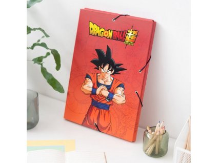 Dragon Ball gumis füzettartó mappa