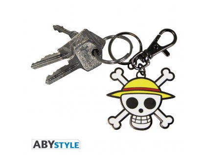 one piece keychain skull luffy2